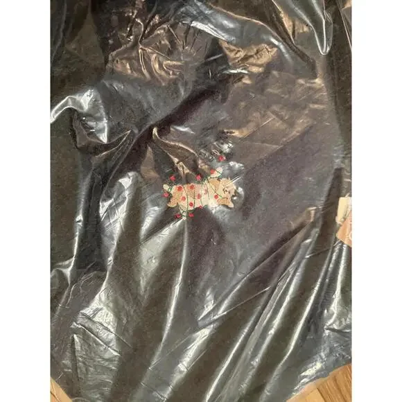 NWT! C&C California NORA Holiday Animal Embroidered Fleece Sweatshirt Size M - Picture 3 of 5